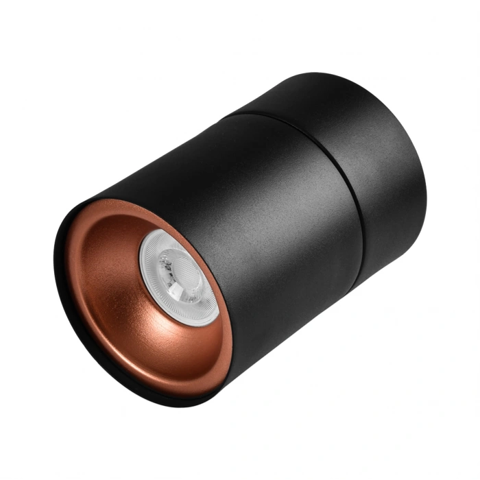 Nevo Sıva Üstü Led Spot Siyah Bakır NS242-2