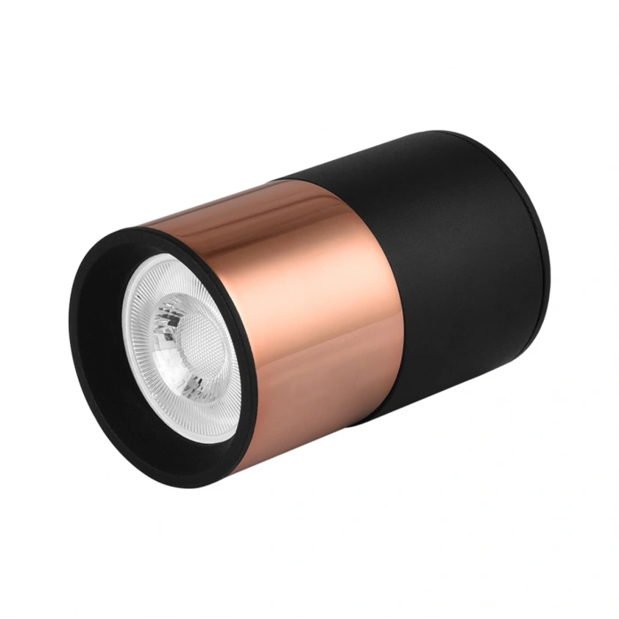 Nevo Sıva Üstü Led Spot Siyah Bakır NS260