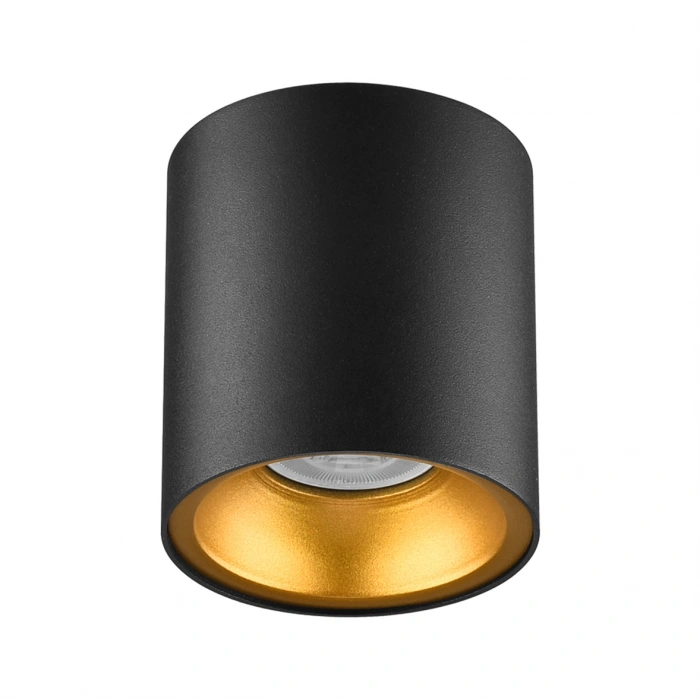 Nevo Sıva Üstü Led Spot Siyah Gold NS238