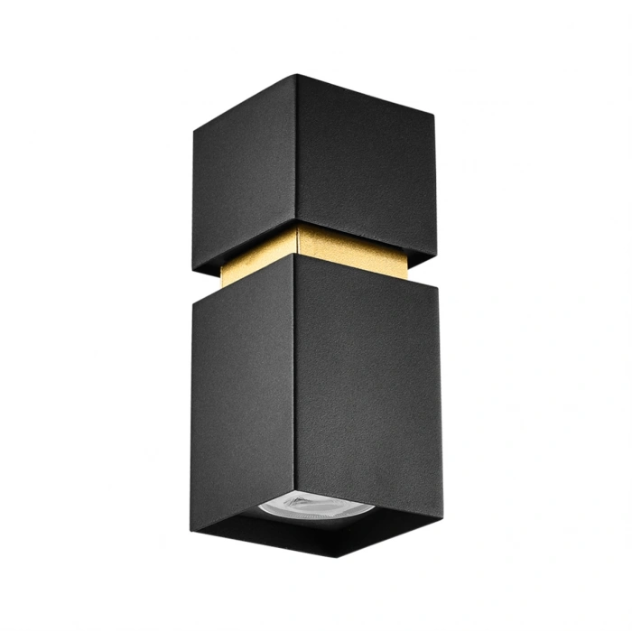 Nevo Sıva Üstü Led Spot Siyah Gold NS242