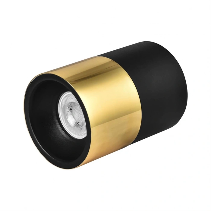 Nevo Sıva Üstü Led Spot Siyah Gold NS259