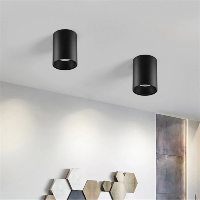 Nevo Sıva Üstü Led Spot Siyah NS238-1