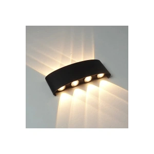 Dış ve İç Mekan Mercekli Alüminyum Çift Yönlü Aplik