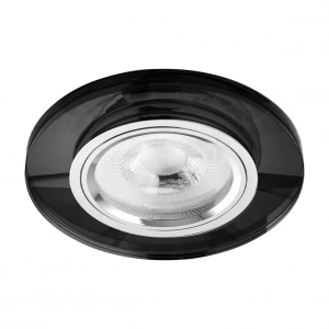 Nevo Sıva Altı Cam Spot Siyah ND501