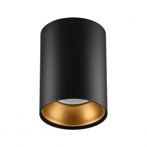 Nevo Sıva Üstü Led Spot Siyah Gold NS238-1