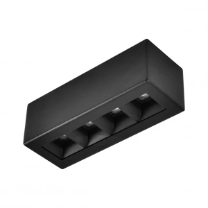 Nevo Sıva Üstü Tavan Armatürü Siyah NS102-1