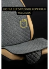 Toyota Yaris 2013 - 2020Terletmez Kaymaz Keten Oto Minder Kılıf Komple Set ( 7 Parça ) Gri
