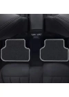 BMW E 90 2005 - 2011 Siyah Halı Gri Kenar Petek Topuk