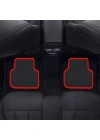 BMW E 90 2005 - 2011 Siyah Halı Kırmızı Kenar Petek Topuk