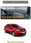 RENAULT Symbol (2012+) KISA TORPİDO KORUMA HALISI GRİ KENAR