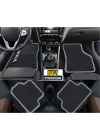 BMW E 90 2005 - 2011 Siyah Halı Gri Kenar Petek Topuk