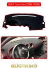 SEAT Cordoba (2001-2008)TORPİDO KORUMA HALISI KIRMIZI KENAR