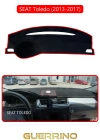 SEAT Toledo (2013-2017)TORPİDO KORUMA HALISI KIRMIZI KENAR