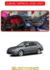 SUBARU IMPREZZA (2000-2007)TORPİDO KORUMA HALISI KIRMIZI KENAR