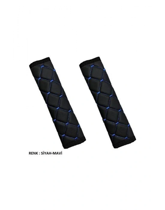Araba Üniversal Emniyet Kemer Konforu Renk-siyah-mavi