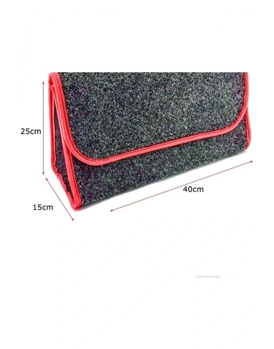 Bagaj Çantası Bagaj Düzenleyici Orta Boy KIRMIZI Kenar