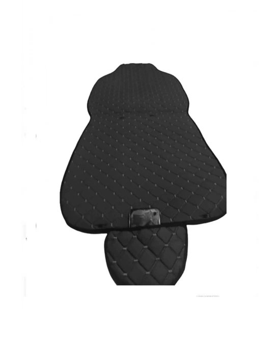 NAZOTO Araba Koltuk Minderi Kumaş Ikili Koltuk Minderi Terletmez Ergonomik Siyah Beyaz