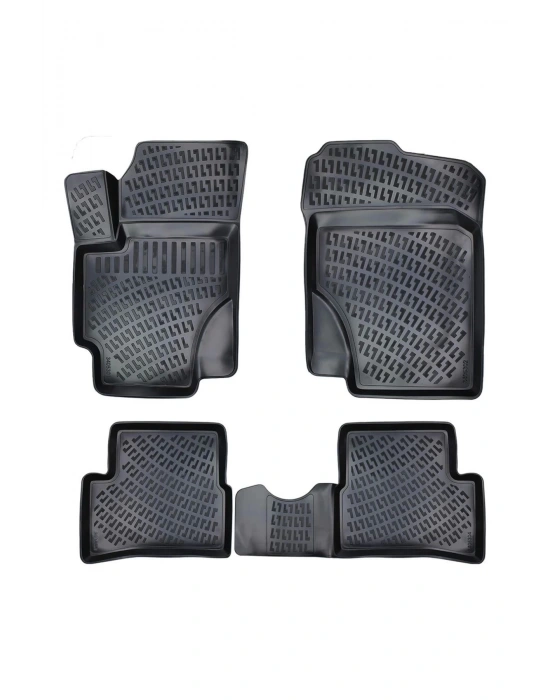 Hyundai Accent ERA 2006 -2012 3D Siyah Kokusuz Havuzulu Paspas Takımı