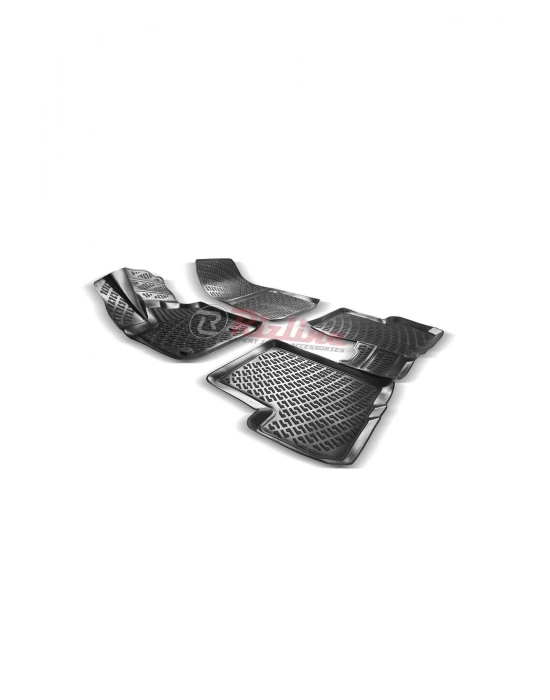 Dacia Logan 1 MCV 2004-2012 3D Siyah Kokusuz Havuzulu Paspas Takımı