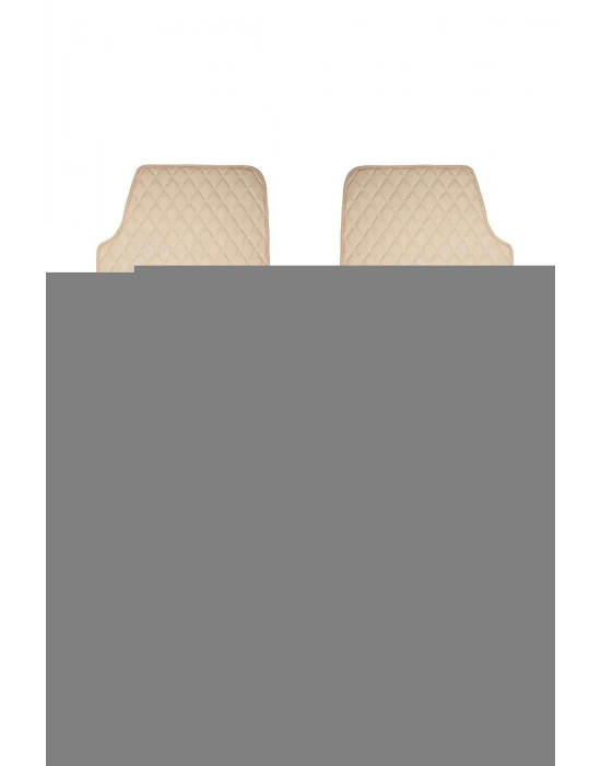 BMW E 87 2004-2011 Uyumlu Bej Dikişli Bej Deri Paspas