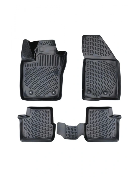 Fiat Doblo PANELVAN 2023 3D Siyah Kokusuz Havuzulu Paspas Takımı