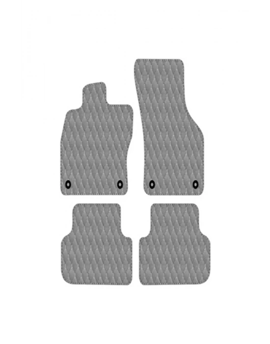 Ford Mondeo 2000-2006 Uyumlu Gri Dikişli Gri Deri Paspas