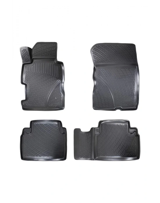 Honda Civic RS HB 2016 Sonrası 3D Siyah Kokusuz Havuzulu Paspas Takımı