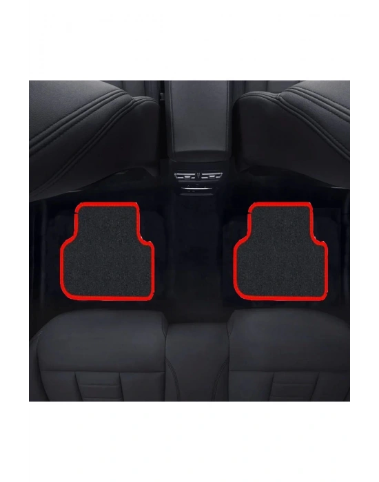 HONDA INTERGRA Kırmızı Halı Siyah Kenar Petek Topuk