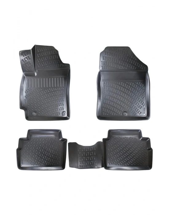 Hyundai Elantra 2000-2006 3D Siyah Kokusuz Havuzulu Paspas Takımı