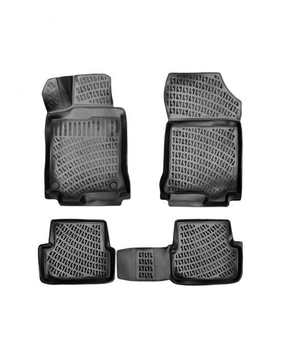 Renault Clio 2 1998-2005 3D Siyah Kokusuz Havuzulu Paspas Takımı