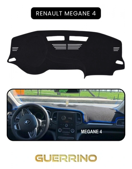 RENAULT Megane 4 TORPİDO KORUMA HALISI SİYAH KENAR