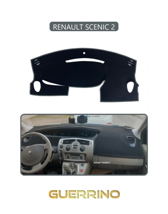 RENAULT SCENIC 2TORPİDO KORUMA HALISI GRİ KENAR