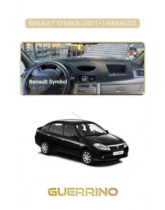 RENAULT SYMBOL 2011+ AIRBAGSIZTORPİDO KORUMA HALISI BEJ KENAR