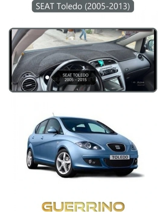 SEAT Toledo (2005-2013)TORPİDO KORUMA HALISI GRİ KENAR