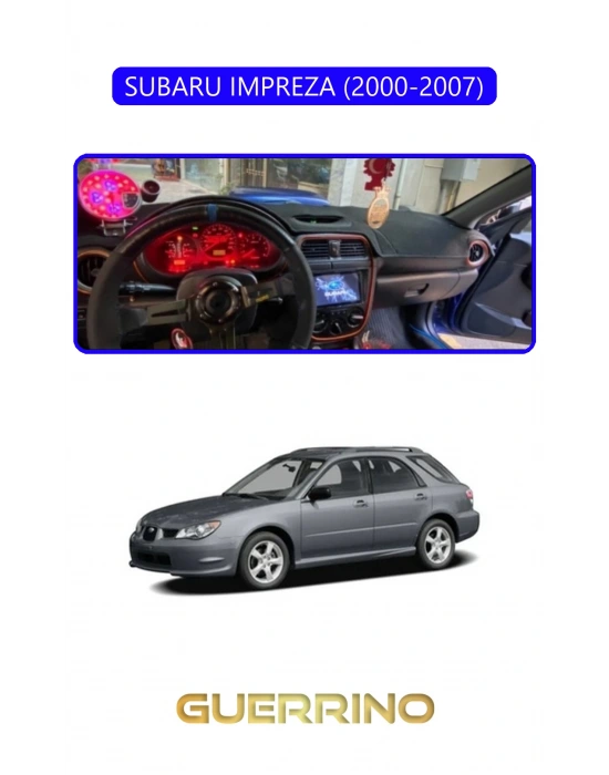 SUBARU IMPREZZA (2000-2007)TORPİDO KORUMA HALISI MAVİ KENAR