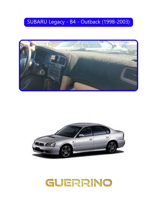 SUBARU Legacy / B4 / Outback (1998-2003)TORPİDO KORUMA HALISI MAVİ KENAR