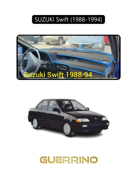 SUZUKI Swift  (1988-1994)TORPİDO KORUMA HALISI SİYAH KENAR