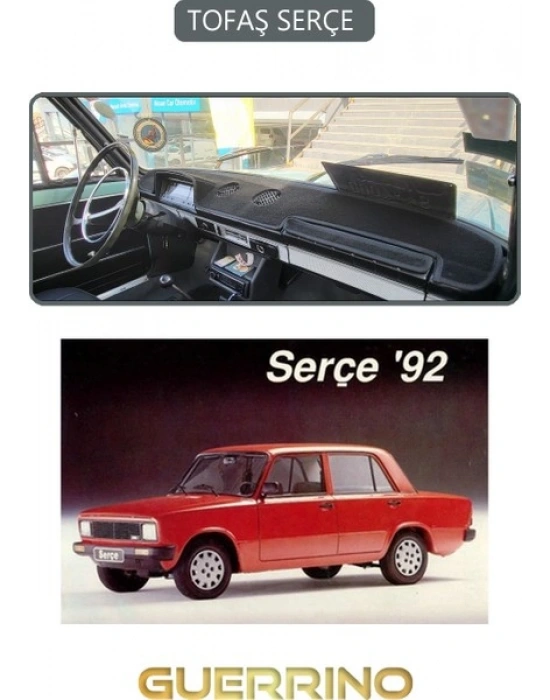 TOFAŞ SERÇE TORPİDO KORUMA HALISI SİYAH KENAR