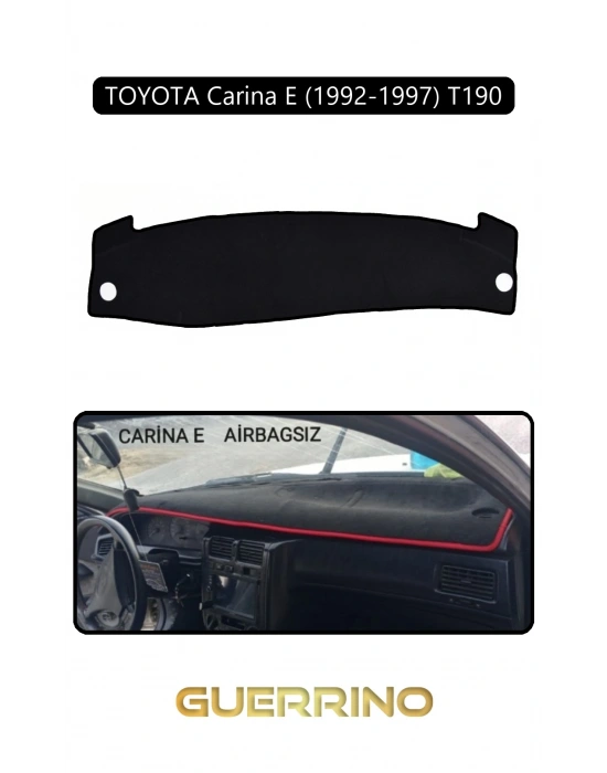 TOYOTA Carina E (1992-1997) T190 AIRBAGLITORPİDO KORUMA HALISI SİYAH KENAR