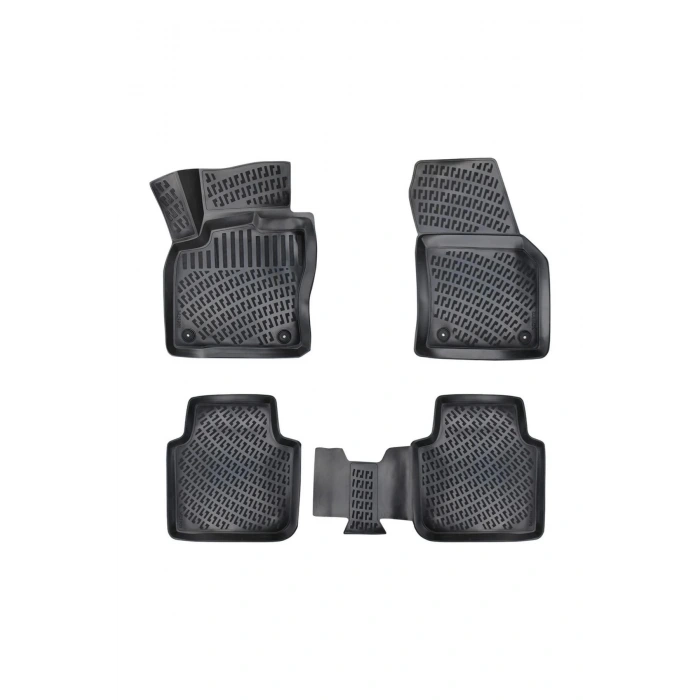 Seat Leon 1998-2004 3D Siyah Kokusuz Havuzulu Paspas Takımı