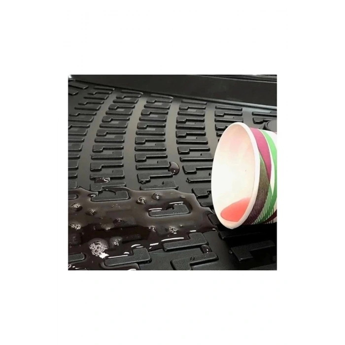 Fiat Doblo PANELVAN (2 Parça) 2000-2009 3D Siyah Kokusuz Havuzulu Paspas Takımı