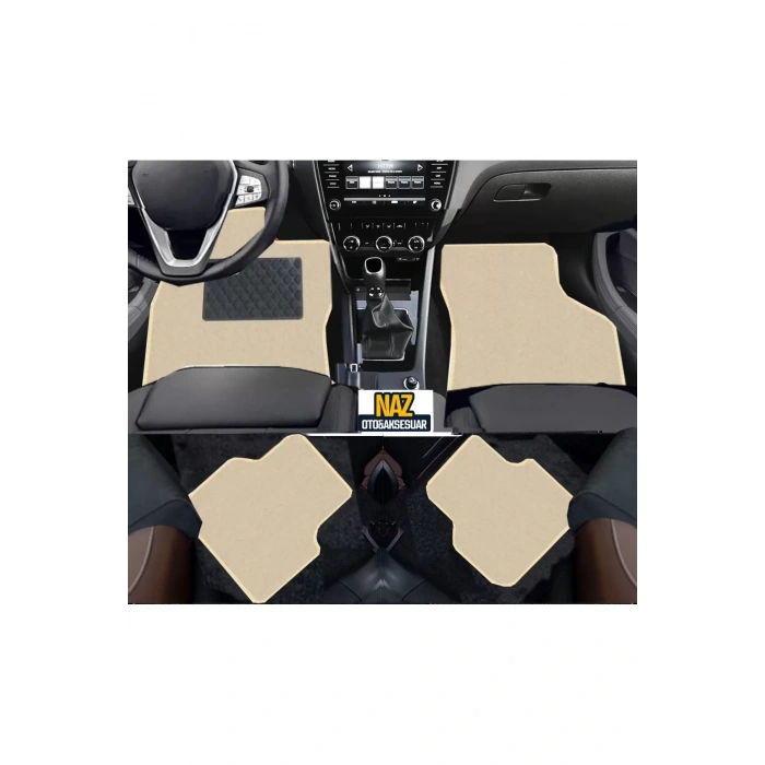 FORD RANGER 2011-2016  Bej Halı Bej Kenar Petek Topuk