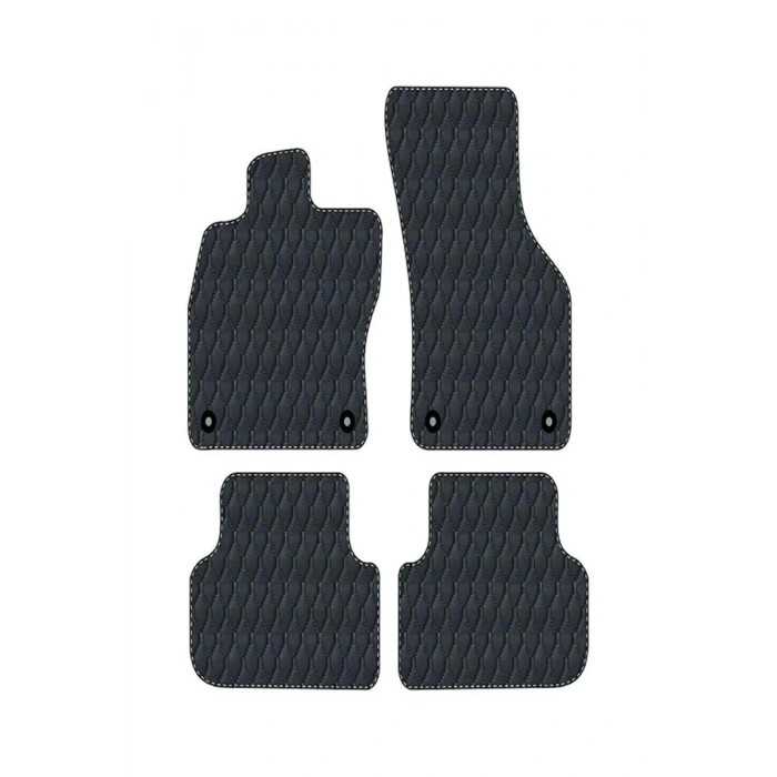 Hyundai Accent Era 2005-2011 Uyumlu Siyah Dikişli Siyah Deri Paspas