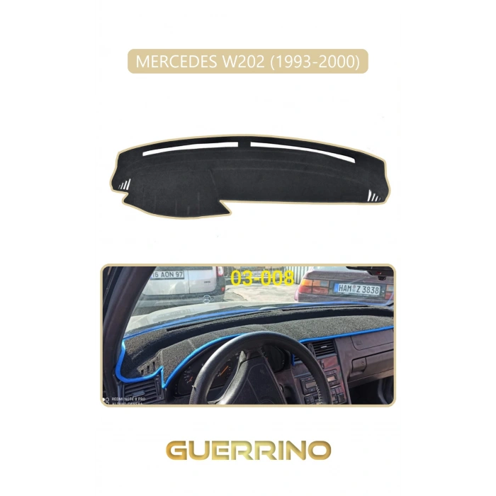 MERCEDES W202 1993-2000TORPİDO KORUMA HALISI BEJ KENAR