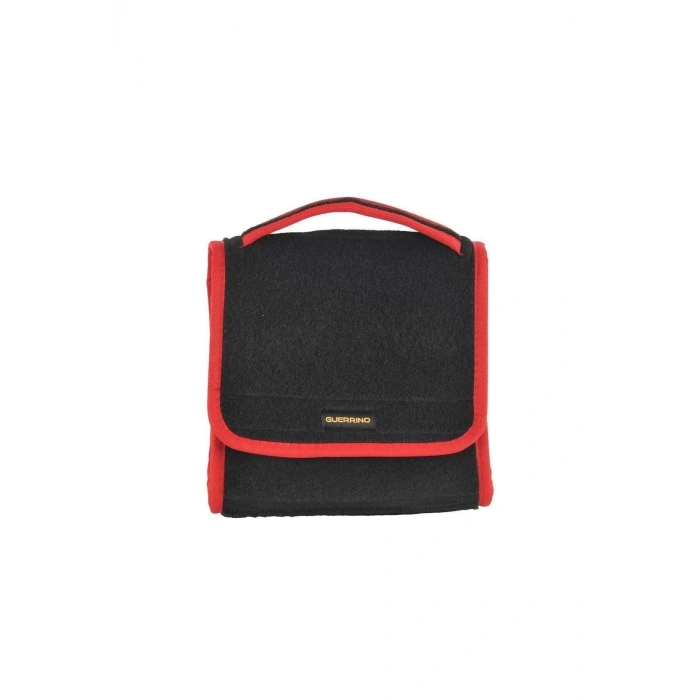 Mini-Midi-Maxi 3lü Bagaj Çantası Seti, Kenar Renk Kırmızı