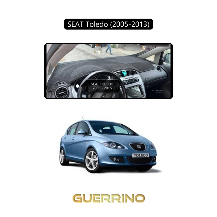 SEAT Toledo (2005-2013)TORPİDO KORUMA HALISI SİYAH KENAR