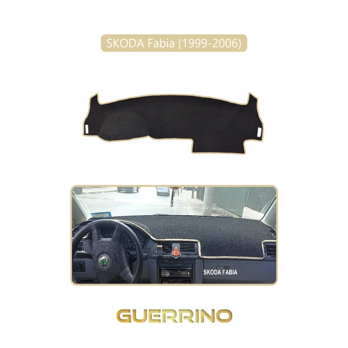 SKODA Fabia (1999-2006)TORPİDO KORUMA HALISI BEJ KENAR