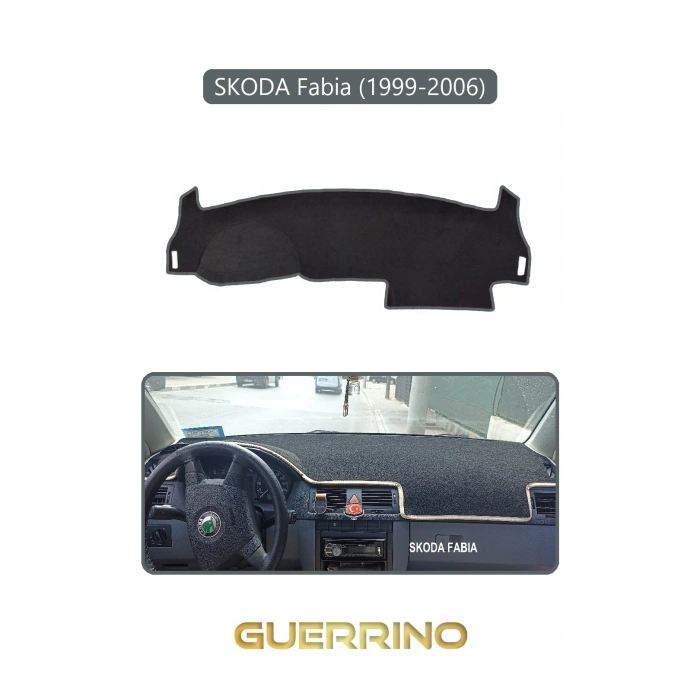 SKODA Fabia (1999-2006)TORPİDO KORUMA HALISI GRİ KENAR