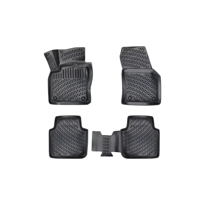 Ssangyong Actyon Sports 2006 sonrası 3D Siyah Kokusuz Havuzulu Paspas Takımı