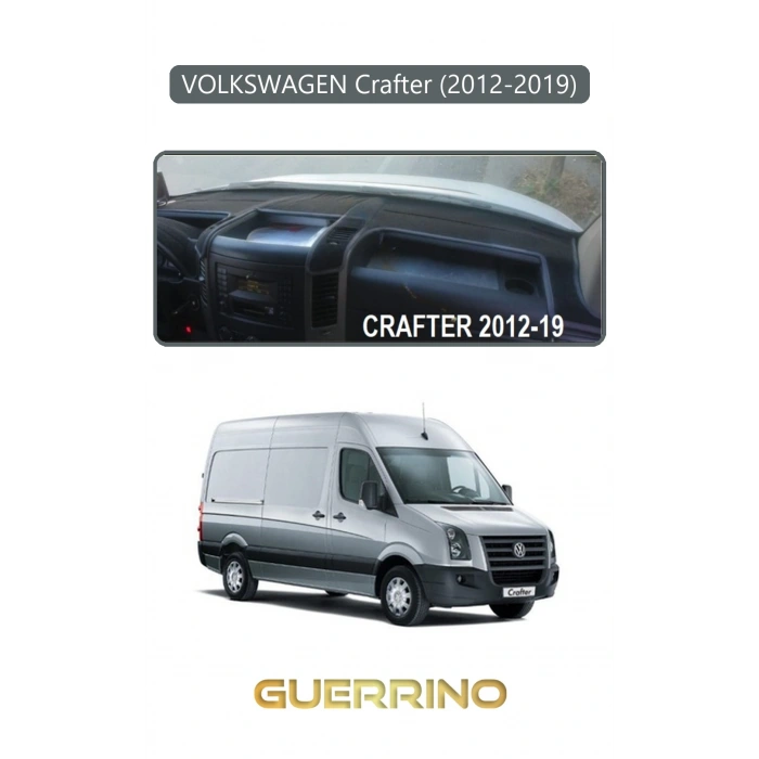 VOLKSWAGEN Crafter (2012-2019)TORPİDO KORUMA HALISI GRİ KENAR